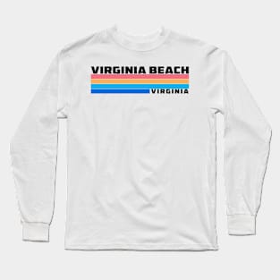 Virginia Beach Virginia Atlantic Ocean Vacation Long Sleeve T-Shirt